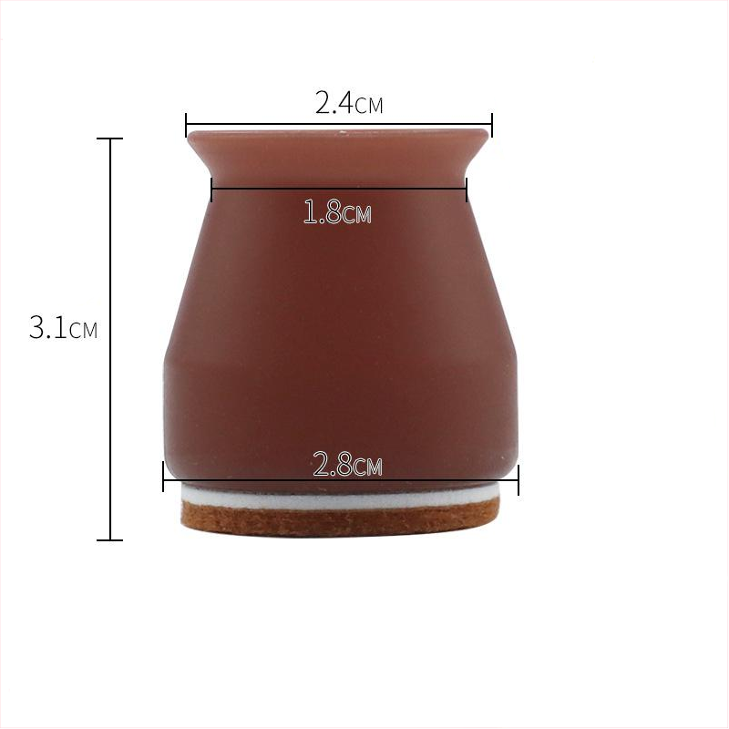 Felt Table Chair Protective Cover(1 set*4 Pcs）