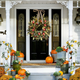 Fall wreath - pomegranate wreath