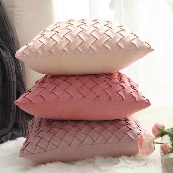 Faux Suede Pillow Cover