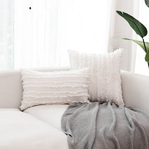 Stripe Jacquard Pillow Cover