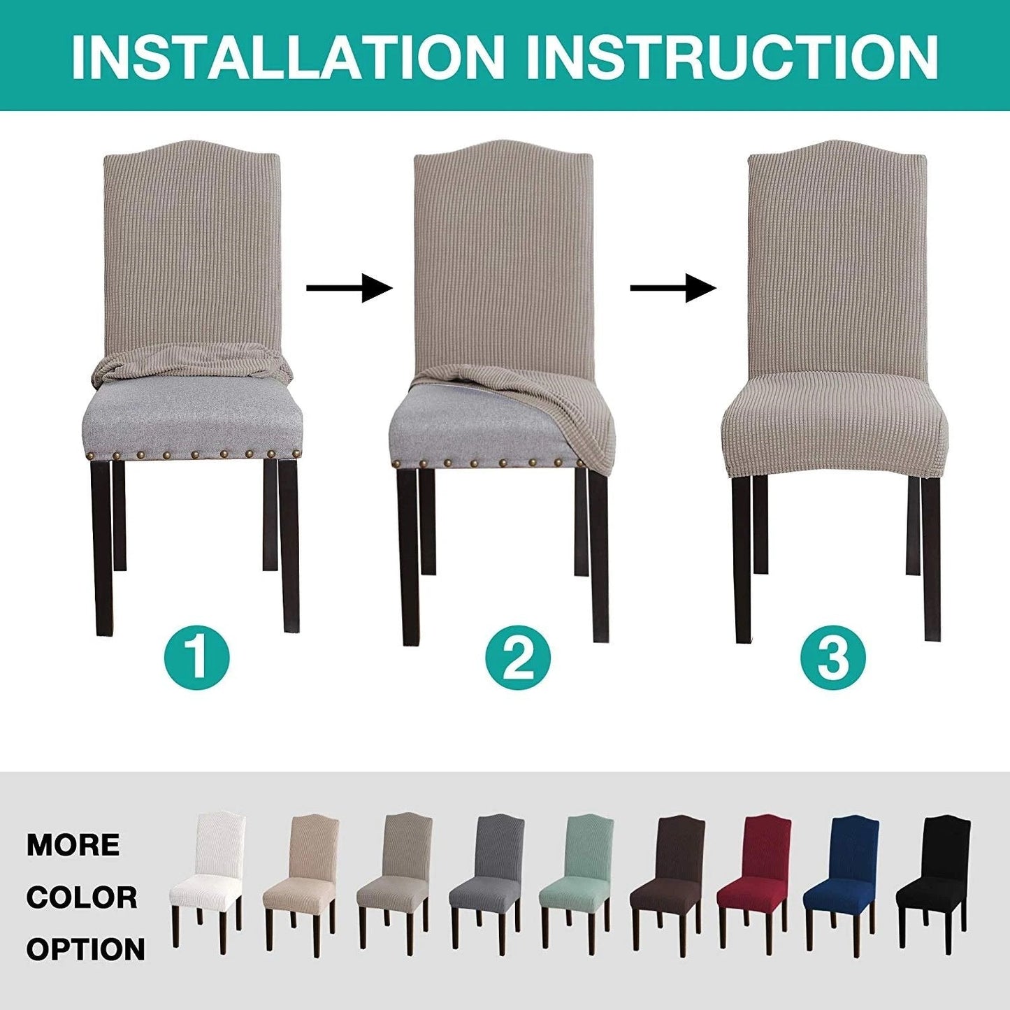 Elastic Chair Covers ( 🎁Hot Sale-Buy 8 Free Shipping)