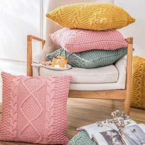 Diamond Pattern Pillow Cover