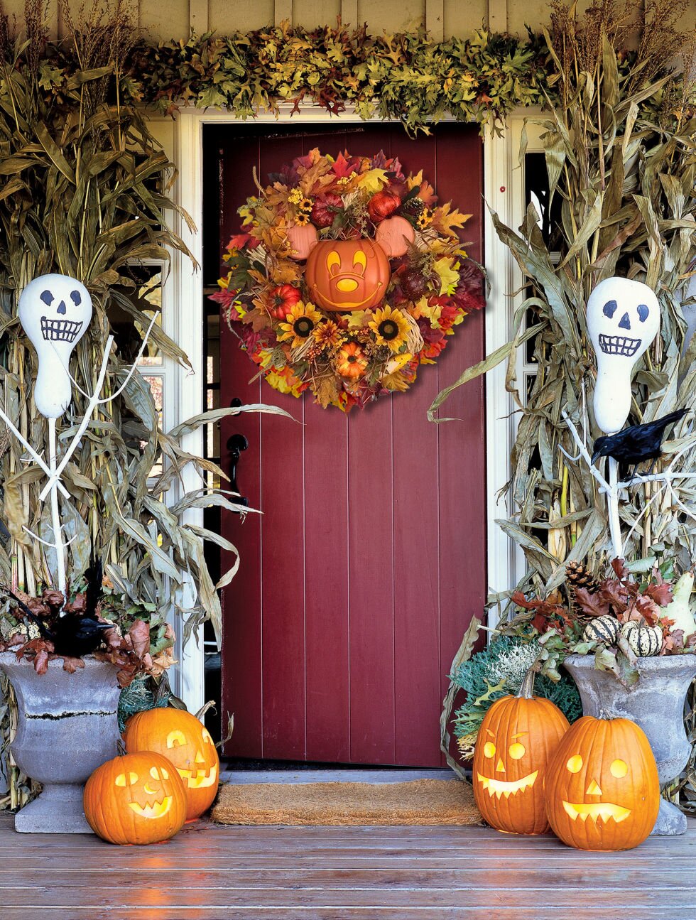 FALL WREATH MAIN STREET USA INSPIRED