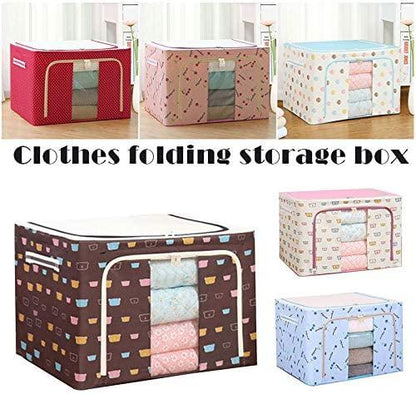 🔥Hot Sale-Oxford Cloth Steel Frame Storage Box🎉Buy Three Free Shipping