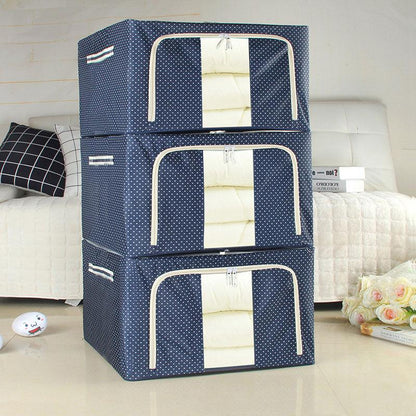 🔥Hot Sale-Oxford Cloth Steel Frame Storage Box🎉Buy Three Free Shipping
