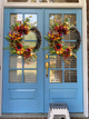 Autumn fall wreath with sunflowers-Showstopper!
