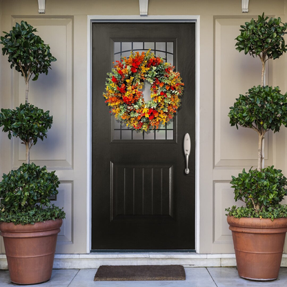 Fall Eucalyptus Farmhouse Wreath