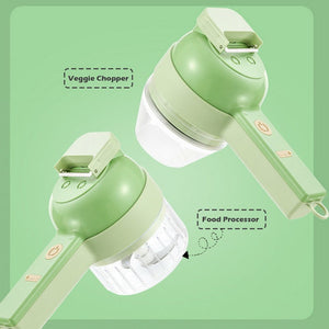 🎁Hot Sale-4 in 1 Electric Vegetable Chopper Cutter Slicer