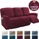 Stretchable Velvet Recliner Slipcover