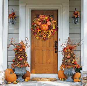 FALL WREATH MAIN STREET USA INSPIRED