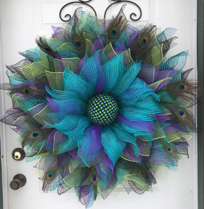 Peacock Pattern Wreath-Noble and unique home decoration