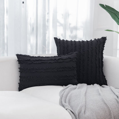 Stripe Jacquard Pillow Cover