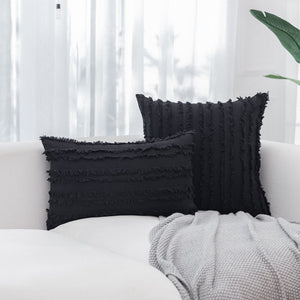Stripe Jacquard Pillow Cover