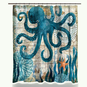 Sea Life Dinner Curtain