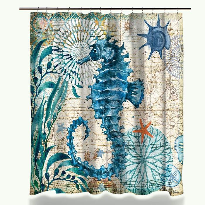Sea Life Dinner Curtain