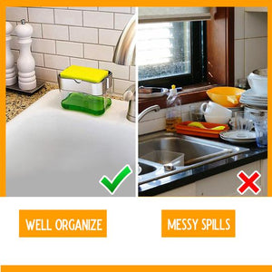 Soap Pump Dispenser Sponge Holder
