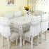 Table Cloth Lace Embroidery Dining Chairs Cover