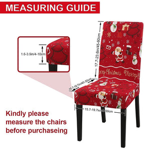 Christmas Chair Cover Dining Chair Slipcover