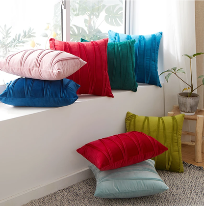COLOR STRIPE CUSHION COVER