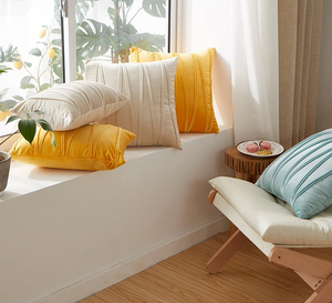 COLOR STRIPE CUSHION COVER