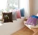 COLOR STRIPE CUSHION COVER