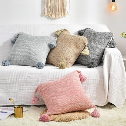 Knitted Fabric Pillow Cover