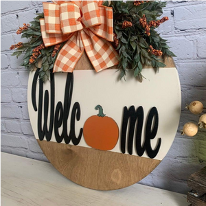 Fall Door hanger-Autumn Nature Decoration(Ready For Shipment!)