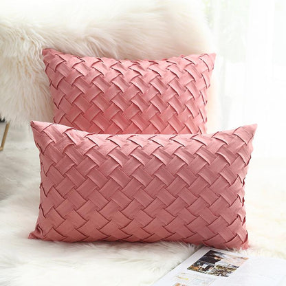 Faux Suede Pillow Cover