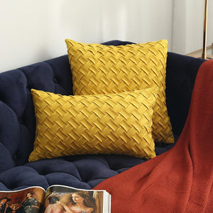 Faux Suede Pillow Cover