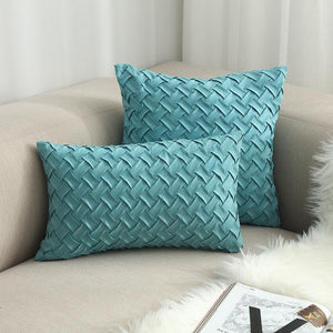 Faux Suede Pillow Cover