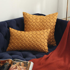 Faux Suede Pillow Cover