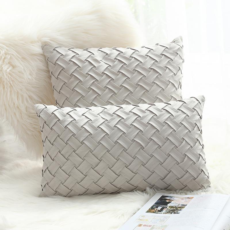 Faux Suede Pillow Cover